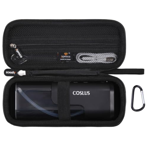 Aproca Hard Travel Case for COSLUS T40 Mini Water Flosser - Black