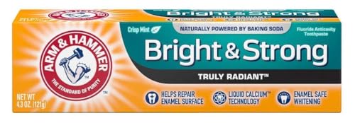 Arm & Hammer Enamel Defense Fluoride Toothpaste with Crisp Mint - 4.3 oz Pack of 4