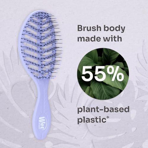 Wet Brush Go Green Speed Dry Hair Brush - Purple, 1 Count