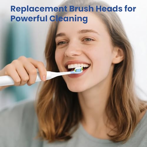 HAPPYMOMO Toothbrush Heads for Philips Sonicare - 8 Pack