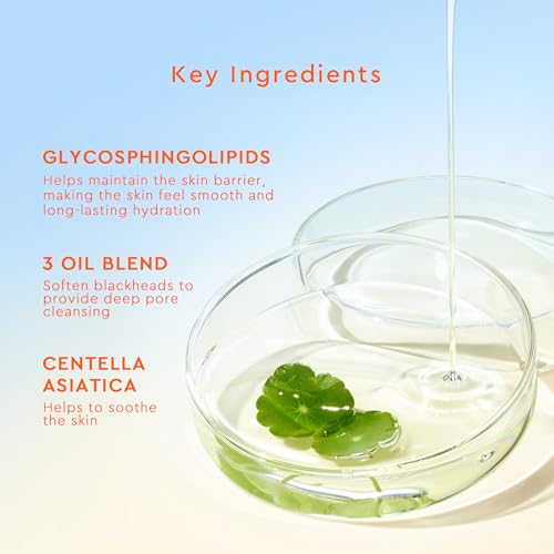 Glad2Glow Gentle Face Cleansing Oil for Makeup & Sunscreen Removal 200ml