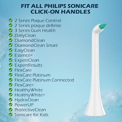 Fregum Orthodontic Toothbrush Heads for Philips Sonicare - Soft End Tuft Replacement, 5 Pack