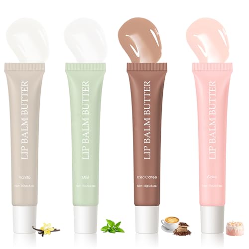 Bosdoer Summer Butter Lip Balm 4-Color Large Pack Hydrating Moisturizing Lip Care