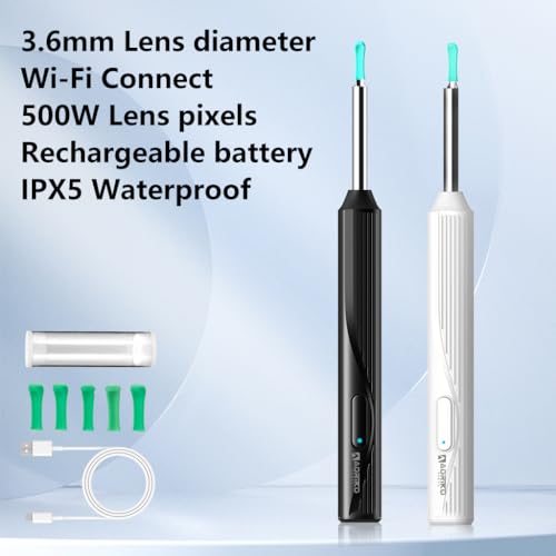 Aoriko Wireless Ear Wax Removal Tool with Camera & Light