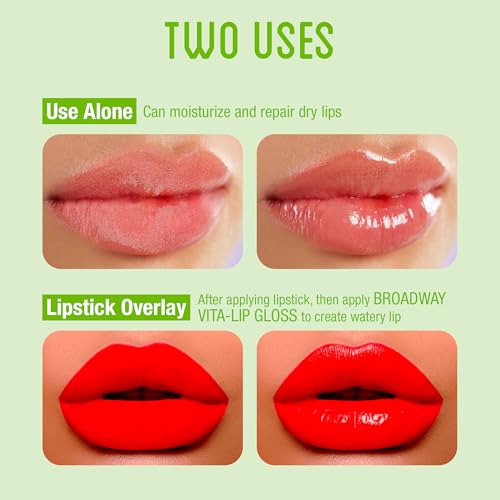 Ruby Kisses Vita-Lip Clear Lip Gloss 3 Pack - Mint Oil