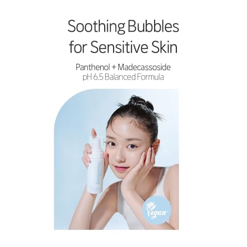 ETUDE SoonJung pH 6.5 Whip Face Cleanser for Sensitive Skin - 5.06 fl oz