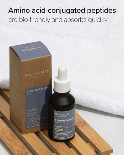 Mary&May 6 Peptide Complex Serum 1.01 fl. oz - Anti-Aging, Fragrance-Free