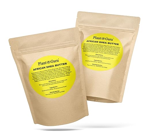 100% Pure African Shea Butter - 1 lb Natural Moisturizer for Skin & Hair