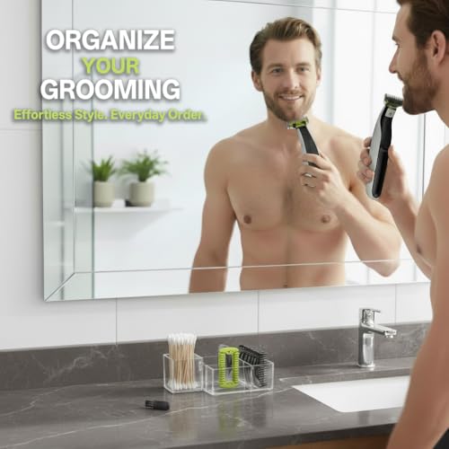 Guards Kit Plus for Philips Norelco OneBlade, 1-6mm Guide Combs, Replacement Body Comb, Protective Cap and Organizer Stand