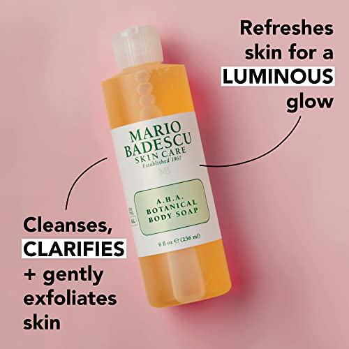 Mario Badescu AHA Botanical Body Wash – Exfoliating Glycolic Acid Soap
