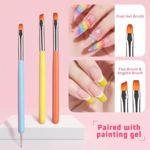 Karroy 16 Colors Glitter Gel Nail Polish Palette - Ombre Gradient