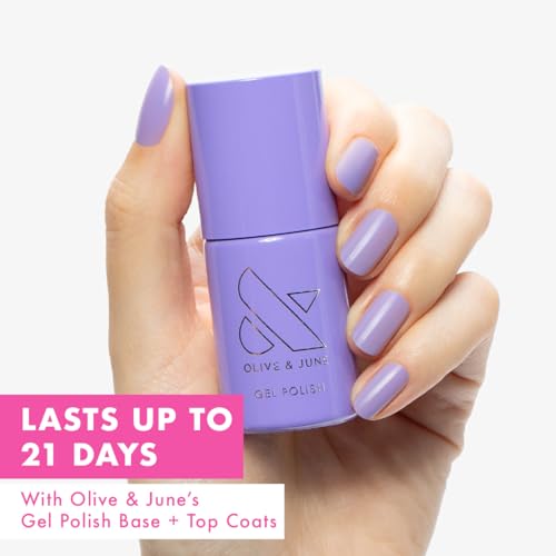 Olive & June HEMA-Free Gel Nail Polish - Bold & Unshaken Purple, 21 Days Wear