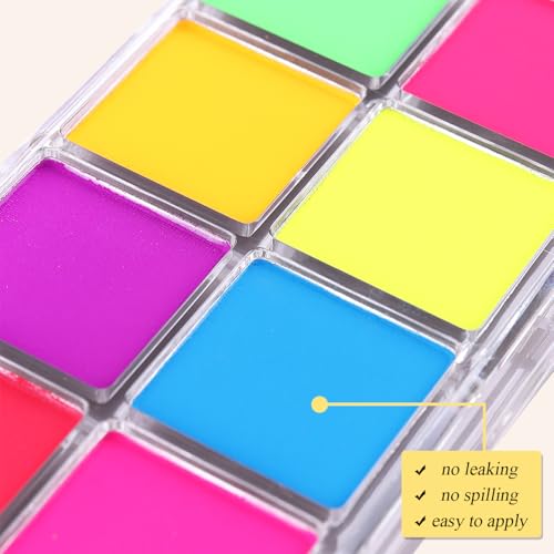 Fcozpjk Neon Pigment Powder Set - 10 Colors for Nail Art