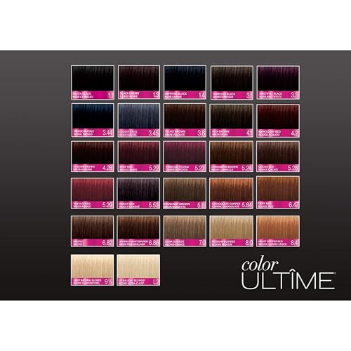Schwarzkopf Color Ultime 1.3 Black Cherry Hair Dye - Permanent, Fade-Resistant Color with Shine