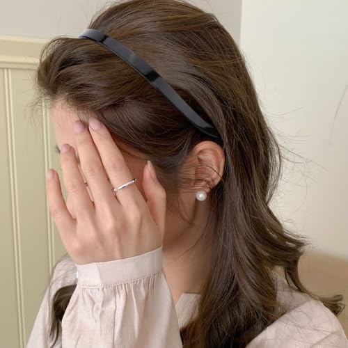 TOBATOBA Square Headbands for Glasses - Comfortable Non-Slip Resin Hairbands