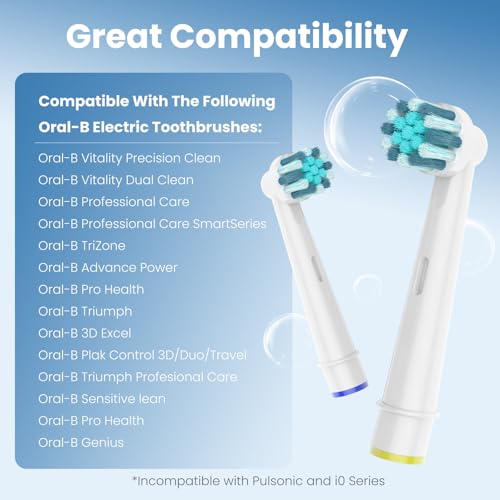8 Pcs Kids Electric Toothbrush Replacement Heads Ultra Soft Bristles Compatible with Oral B