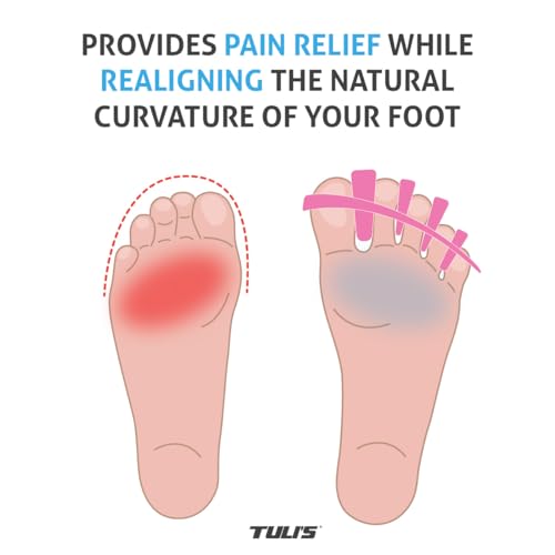 Tuli’s SoftMoves Adjustable Toe Separators for Bunions - Pink