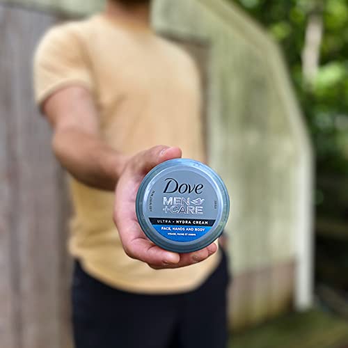 Dove Men+Care Ultra Hydra Face, Hand & Body Cream - 5.07 Oz (Pack of 2)