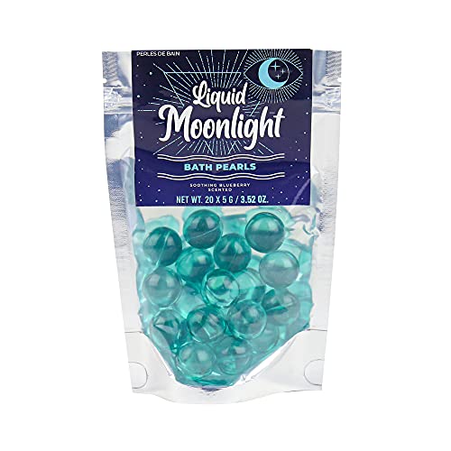 Gift Republic Blueberry Scented Liquid Spirit Bath Pearls 20-Count (Blueberry, 100g) - 5g each