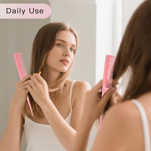 4-Piece Rat Tail Comb Set - Anti-Static Hair Styling Tools