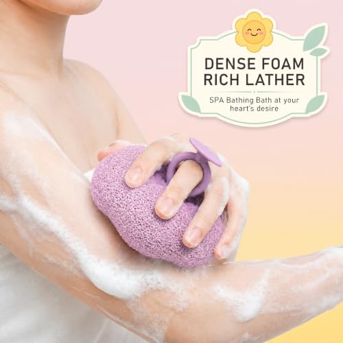 4-Pack Silicone Bath Ball Sponge Set for Gentle Exfoliation
