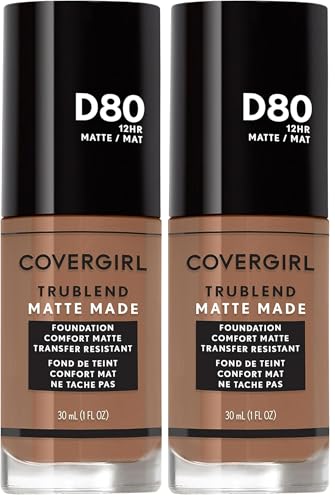 Covergirl TruBlend Matte Made Liquid Foundation Soft Sable 1 Fl Oz Pack of 2