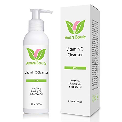 Amara Beauty Vitamin C Facial Cleanser with Aloe & Rosehip Oil, 6 fl. oz.