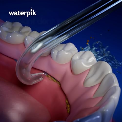 Waterpik Water Flosser Implant Denture Tips Pack of 2 - Compatible with Most Models