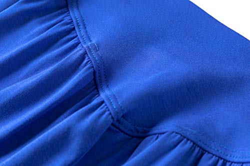 AvaCostume Boys' Blue Baggy Casual Harem Pants for Girls' Dance, Size 10