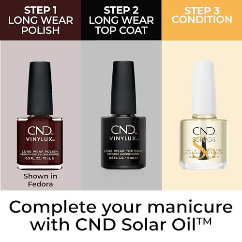 CND Vinylux Longwear Nail Polish - Toffee Talk Mauve Brown, 0.5 Fl Oz