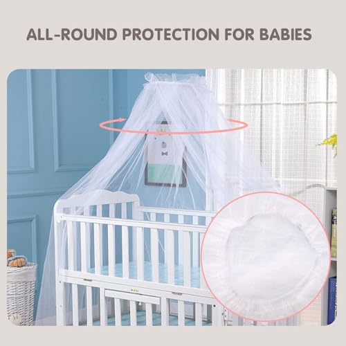 Breathable Baby Mosquito Net Canopy for Cribs | Vawolecy