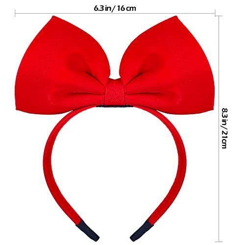 Red Bow Headband for Women - Perfect for Christmas & Halloween
