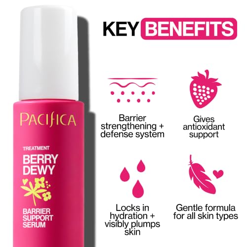 Pacifica Berry Dewy Barrier Support Serum with Ceramide & Niacinamide