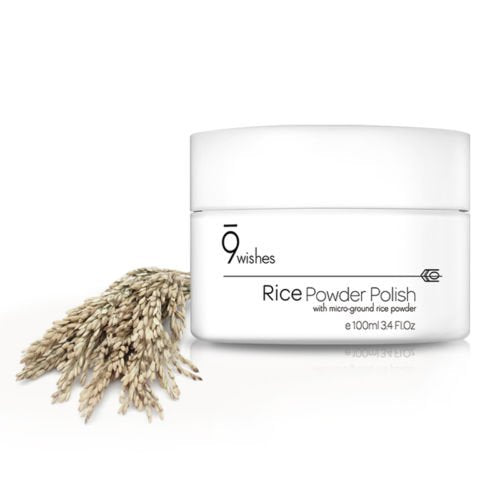 9wishes Rice Powder Polish - Gentle Exfoliating Facial Cleanser 3.38oz