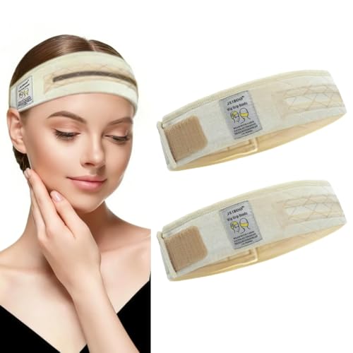 JKIBOO Velvet Wig Grip Band - Adjustable Non-Slip Headband, 2-Pack