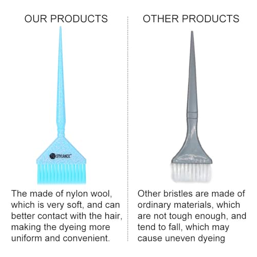 STYLANCE Hair Coloring Brush Set - Professional Dye Application Tools