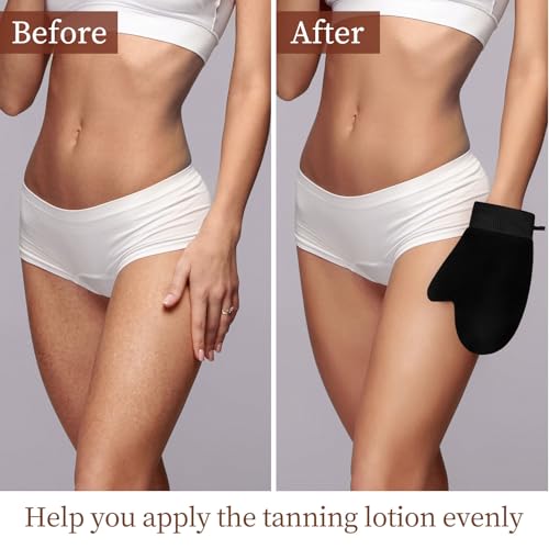 ÖkoStamm Self Tanning Mitt Set – 2 Pack, Washable & Reusable