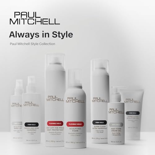 Paul Mitchell Sculpting Foam, Coconut Scent, 6.7 oz Hair Styling Mousse