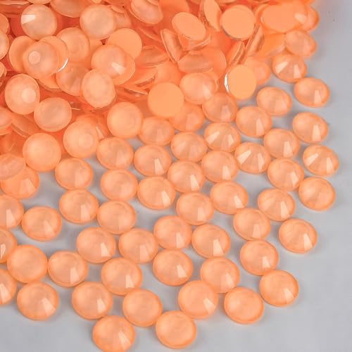 BLINGINBOX Living Coral Luminous SS30 Flatback Rhinestones 288pcs - UV Glow Jewelry & Crafts