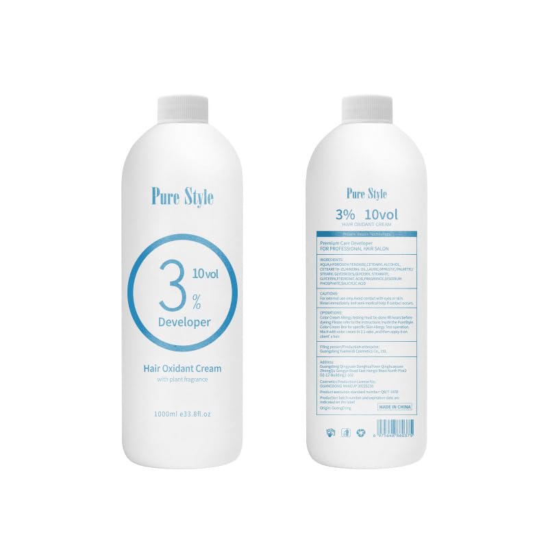 Professional 30 Volume Hair Developer Cream - 1000ml for Hair Color & Bleach | 9% Strength