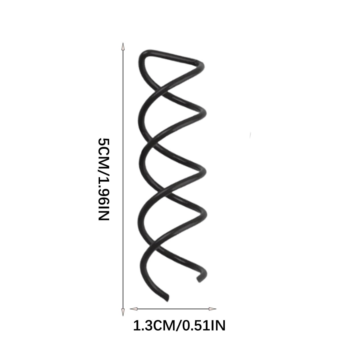 10PCS Spin Pins for Hair, Spiral Bobby Pins for Thick Hair, Metal Hair Twisters, Non-Scratch Hairpins for Women