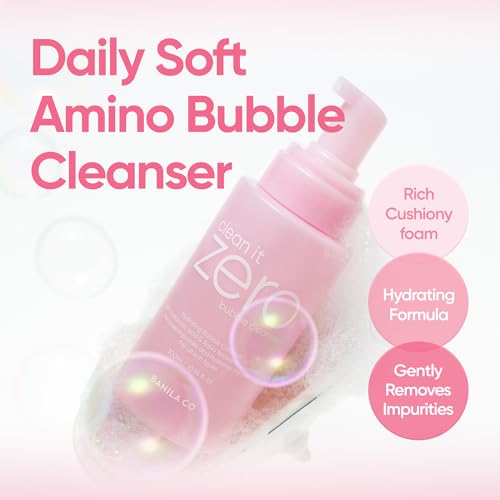BANILA CO Clean It Zero Amino Bubble Cleanser - pH-Balanced 10.14 fl oz
