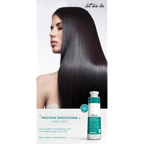 Let Me Be Hair Keratin Treatment: Brazilian Protein Smoothing, Moisturizing, Frizz-Free, & Intensive Shine in a Single Step. Effective 500ml/16.91oz for Straight, Lustrous Hair