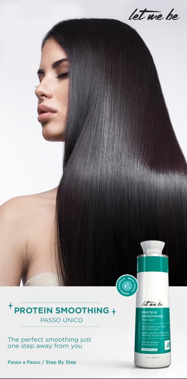 Let Me Be Hair Keratin Treatment - Brazilian Protein Smoothing & Moisturizing | 500ml for Frizz-Free, Lustrous Hair
