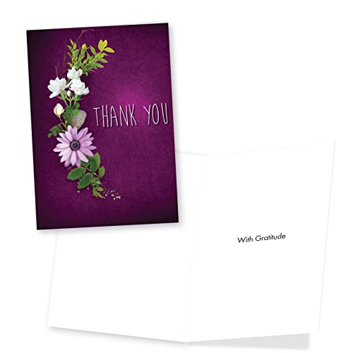 NobleWorks Assorted Thank You Cards Pack of 3 with Envelopes