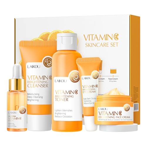 Vitamin C Skincare Gift Set for Teens - 5-Piece Hydrating Kit