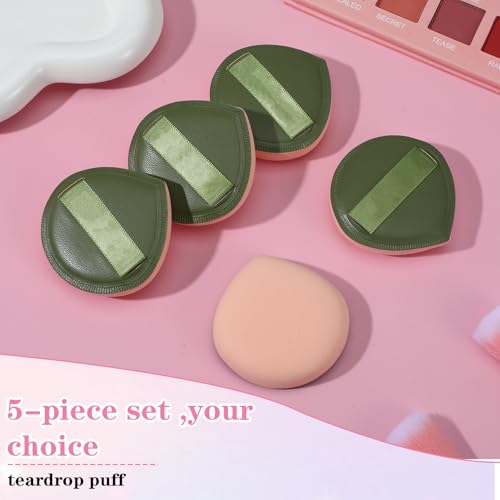 Ymapinc 5-Pack Makeup Sponges - Soft, Latex-Free Foundation Puffs