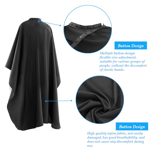 Waterproof Hair Salon Cape with Snap Closure for Hairdressers