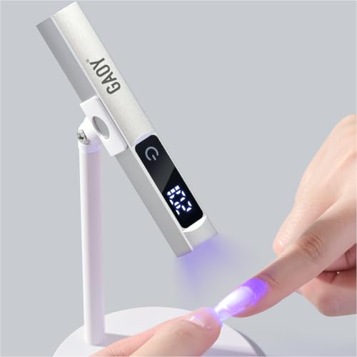 GAOY Cordless Handheld UV LED Nail Lamp - Portable Rechargeable Gel Curing