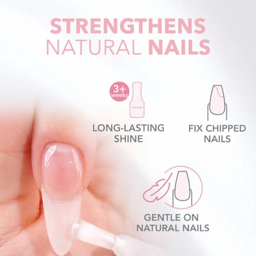 Kiara Sky Builder Gel - Long-Lasting Soak Off Nail Gel, 0.5 fl oz